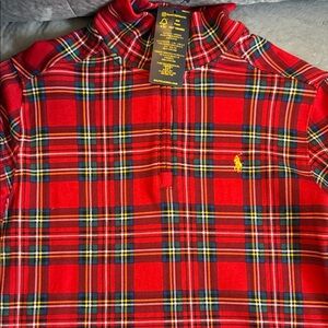 Polo Ralph Lauren Red Plaid Pullover